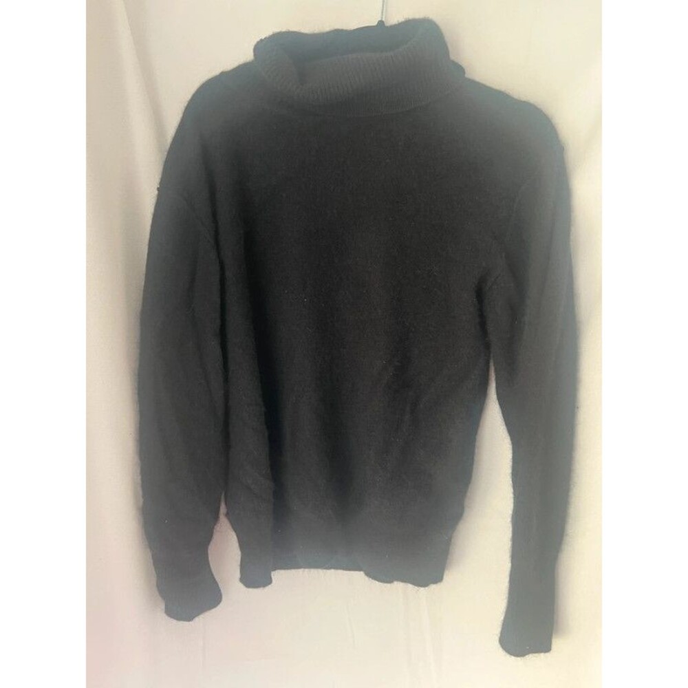 Free People Black Turtleneck Sweater